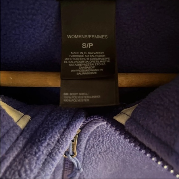 The North Face Full Zip Fleece Jacket Coat Purple Blue Womens Size Small - Picture 3 of 10